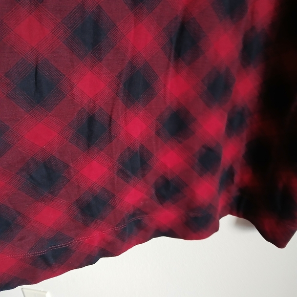 J.Jill Supima Cotton Plaid Tunic 3X - Picture 3 of 9